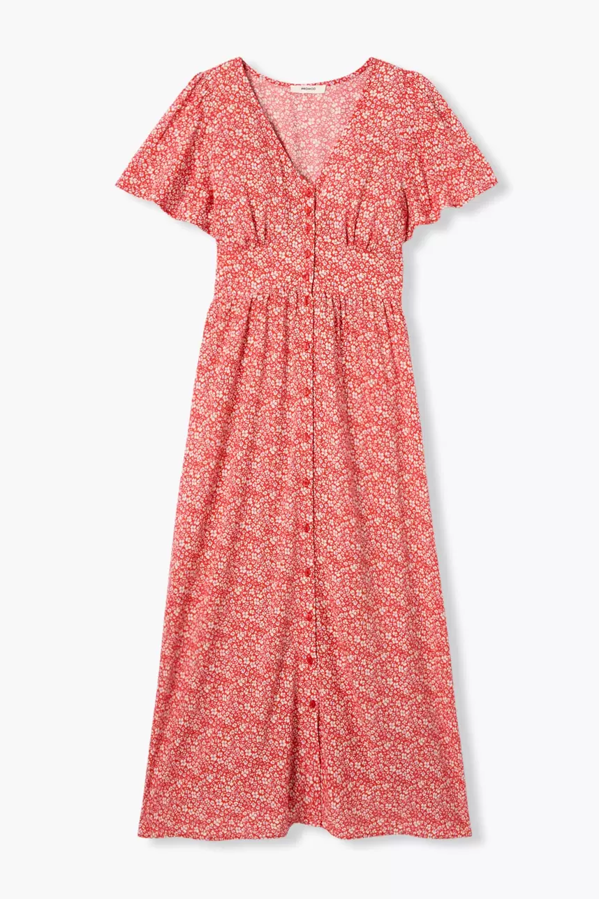 Robe longue imprimée Femme