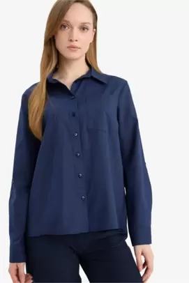Chemise basique 100% coton
