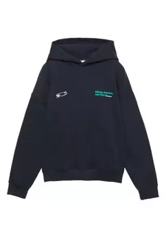Sweat à capuche étoiles texte
