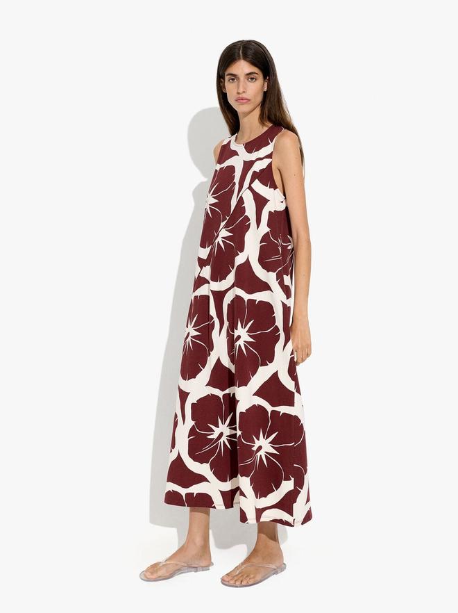 Robe imprimée florale 100% coton