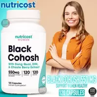 Nutricost Black Cohosh Pour Femme ,Avec Don Quai, DIM, et Chaste Berry