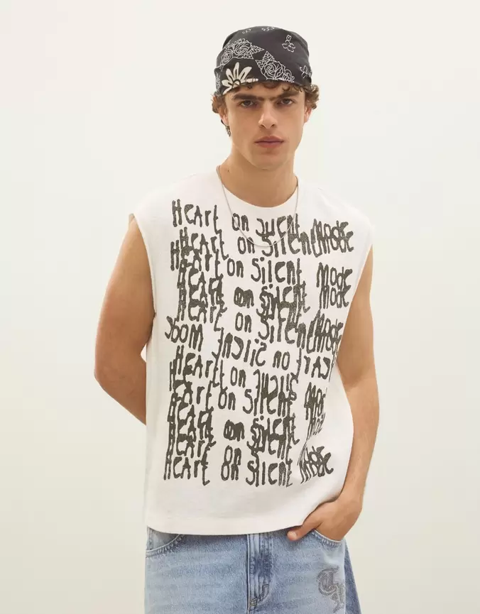 T-shirt workwear imprimé