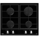 PLAQUE TEKA GZC 64300 XBB 4 FEUX 60CM NOIR