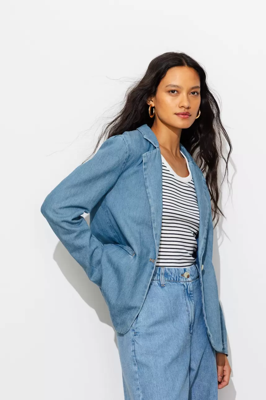 Veste de tailleur en jean