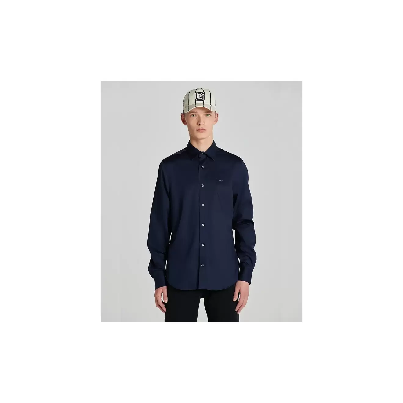 SLIM SATEEN SHIRT