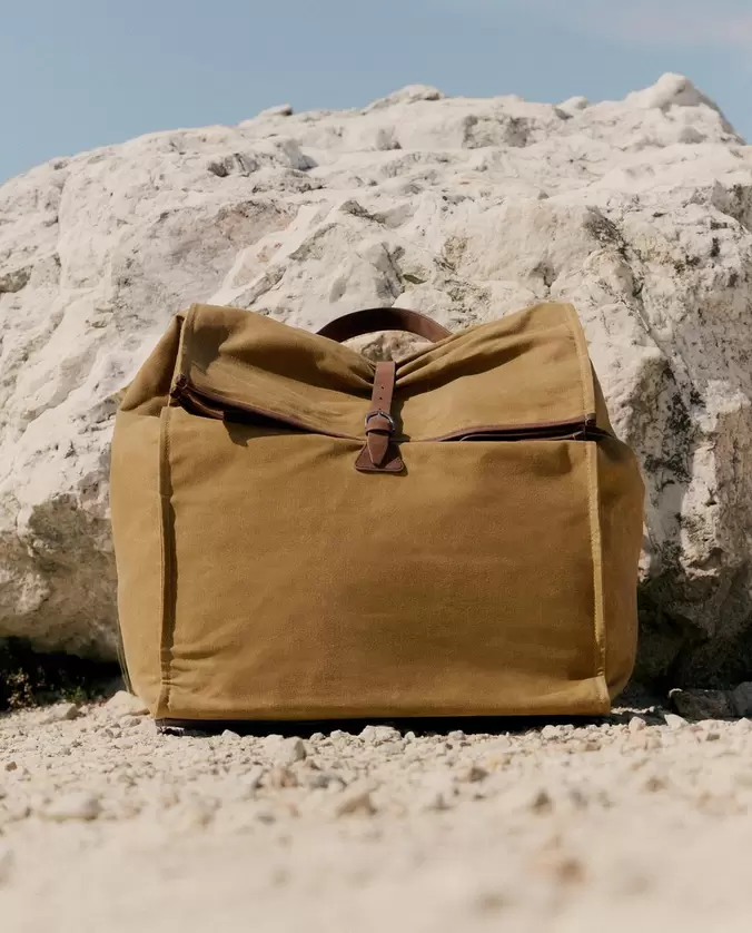SAC ISOTHERME COTON CUIR