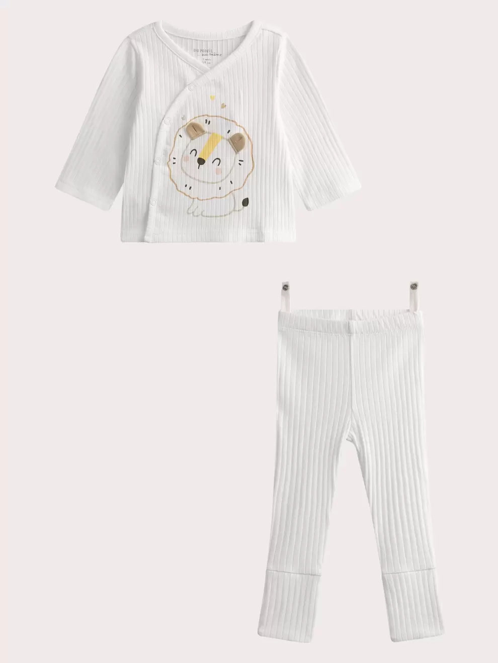 Ensemble naissance brassière cache-cœur et legging