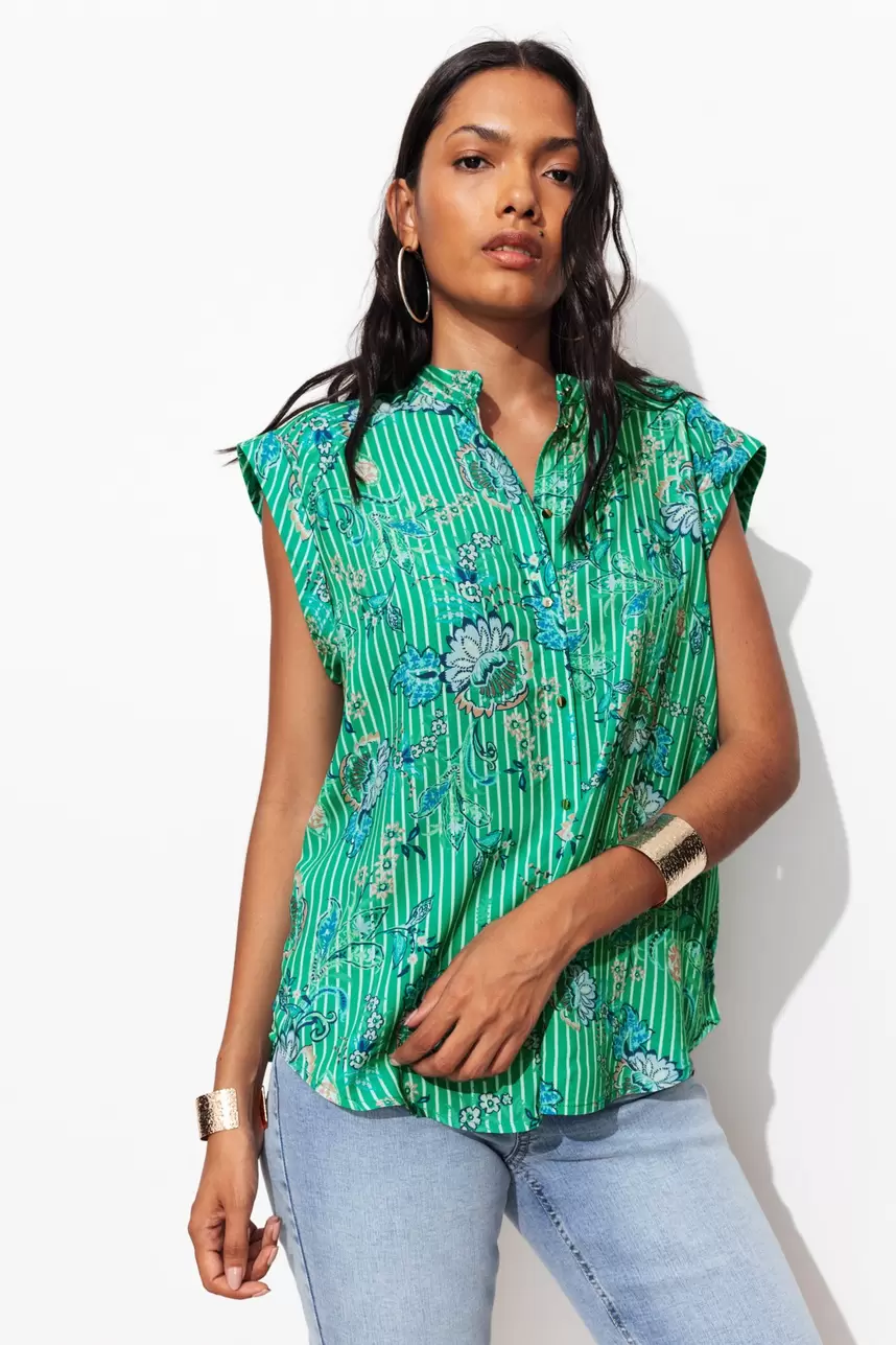 Robe courte en toile Femme