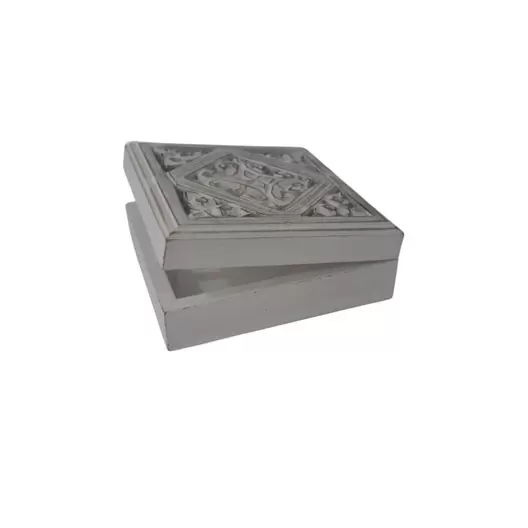 BOITE DECORAT LÉOPARD DORÉ 18×18,2×14,5 CM