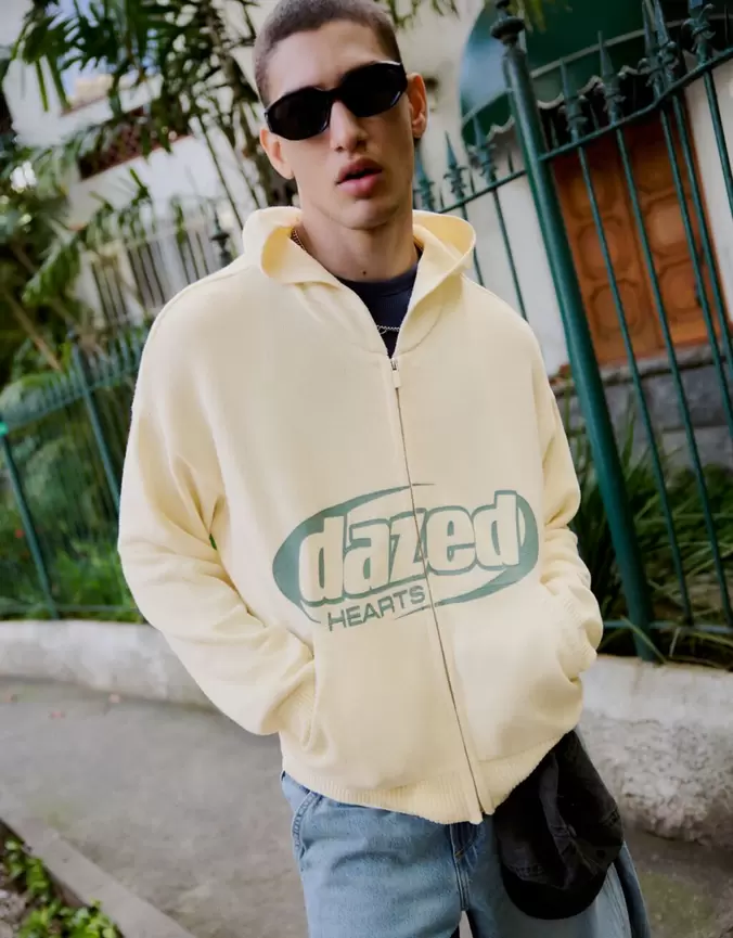 Veste à capuche imprimée