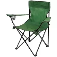 Chaise Plage Pliable siège Fauteuil Camping plus porte-Bouteille et sachet- VERT