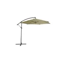 Kitea PARASOL DEPORTE WAVES AVEC AIRVENT 300CM - TAUPE
