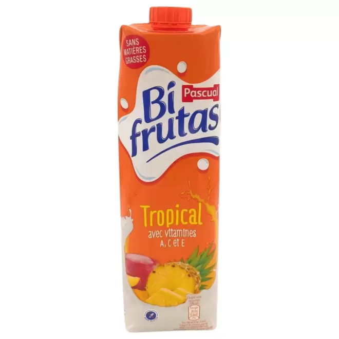 JUS AU LAIT TROPICAL BI FRUTAS PASCUAL 1LA