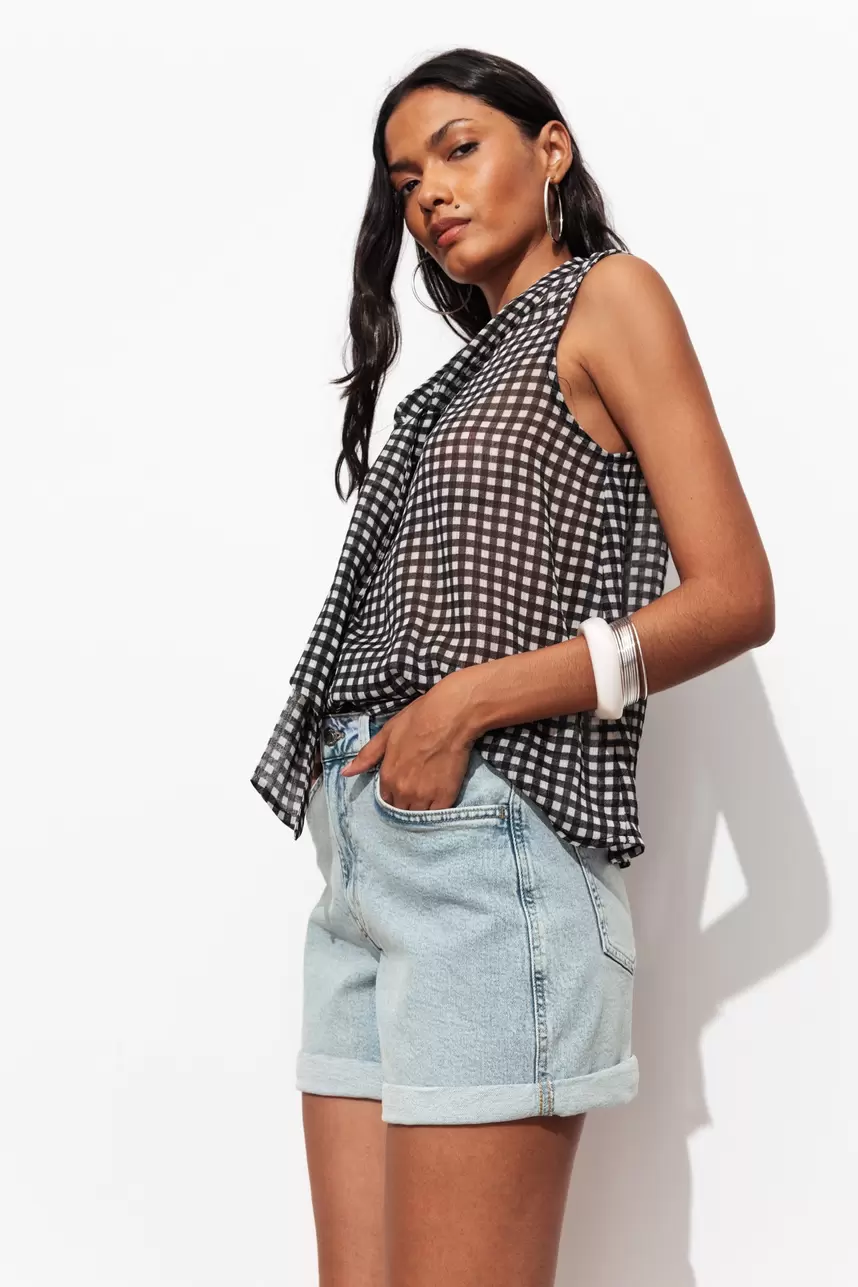 Short en jean Femme
