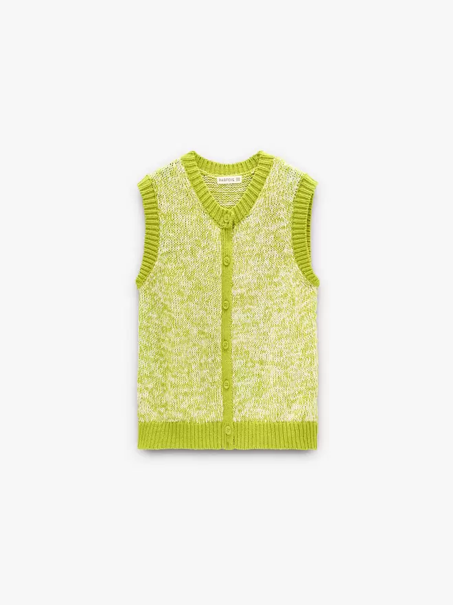 Gilet en maille avec coton