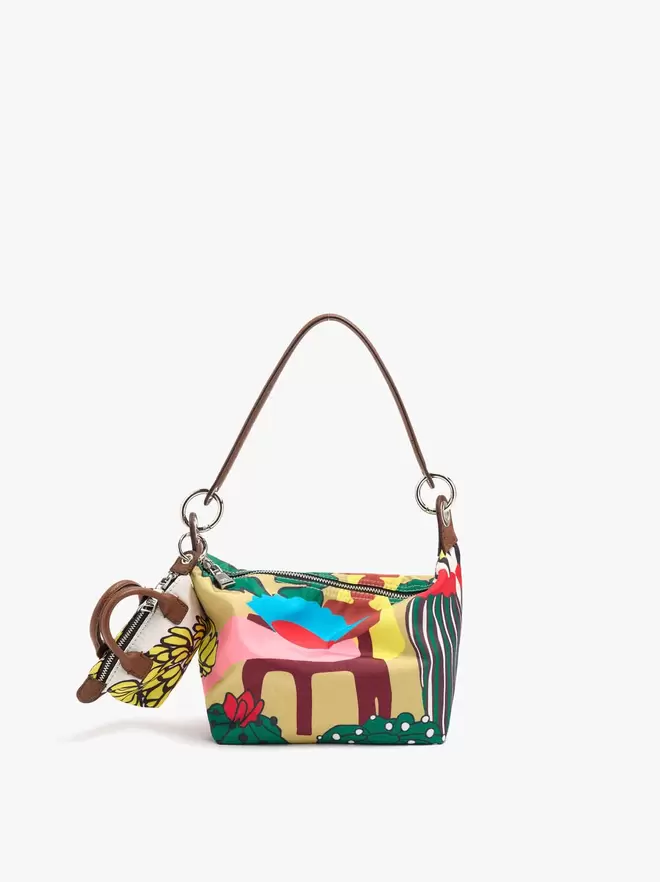 Sac bandoulière imprimé en nylon