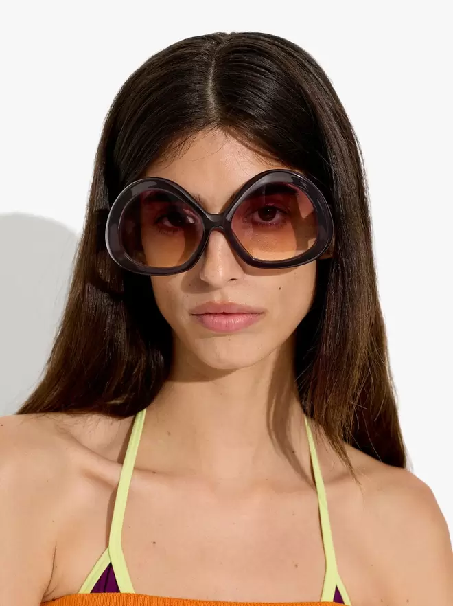 Lunettes de soleil rondes