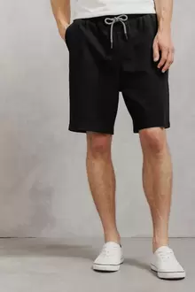 Bermuda 100% coton taille élastiquée