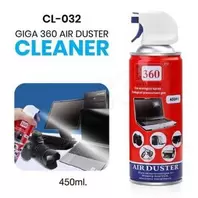 Air duster Giga 360 Pulverisateur nettoyage d'appareil electronique Air duster avec buse 450 ml