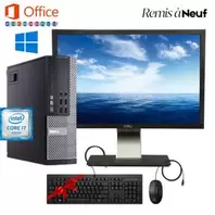 DELL حزمة برو OptiPlex 9020 بمعالج Core i7-4790 - 8 جيجابايت - 500 جيجابايت + شاشة 22 بوصة - الأداء والجودة