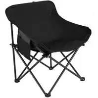 Chaise pliante, chaise de camping portable, chaise de randonnée légère et polyvalente pour les voyages et les pique-niques en extérieur, avec sac de transport (noire)