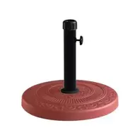 Kitea Base Parasol Ronde À Beton 13Kg HEAVYHOLD - Rouge