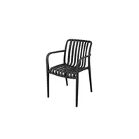 Kitea CHAISE SERENE AVEC ACCOUDOIRS - NOIR