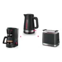PACK(BOUILLOIRE BOSCH MYMOMENT 1.7L NOIR+TOASTER BOSCH COMPACT...