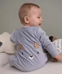 Pyjama dors-bien en velours côtes plates bébé