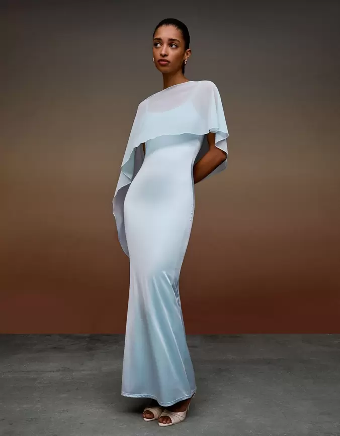 Robe midi cape