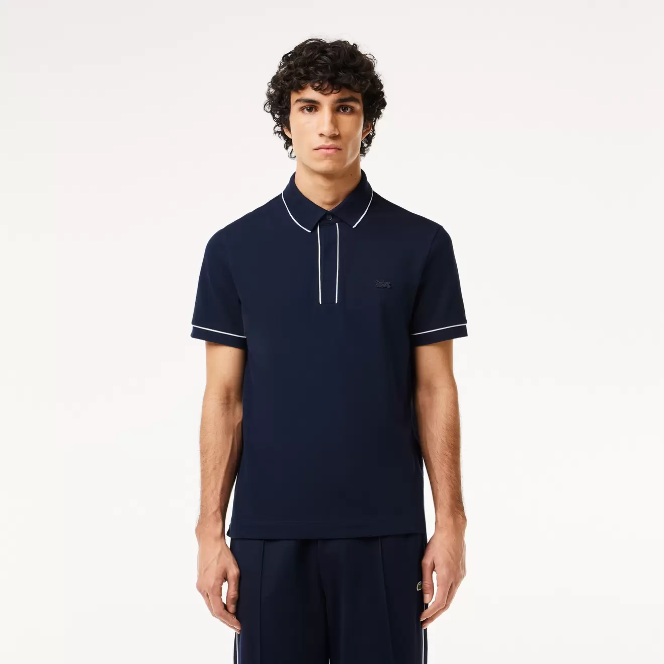 Polo Paris regular fit en Piqué stretch