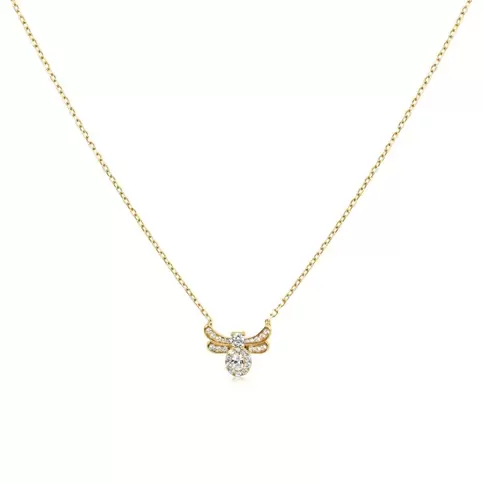 Collier abeille Excellence Plaqué Or 18K 3Mic