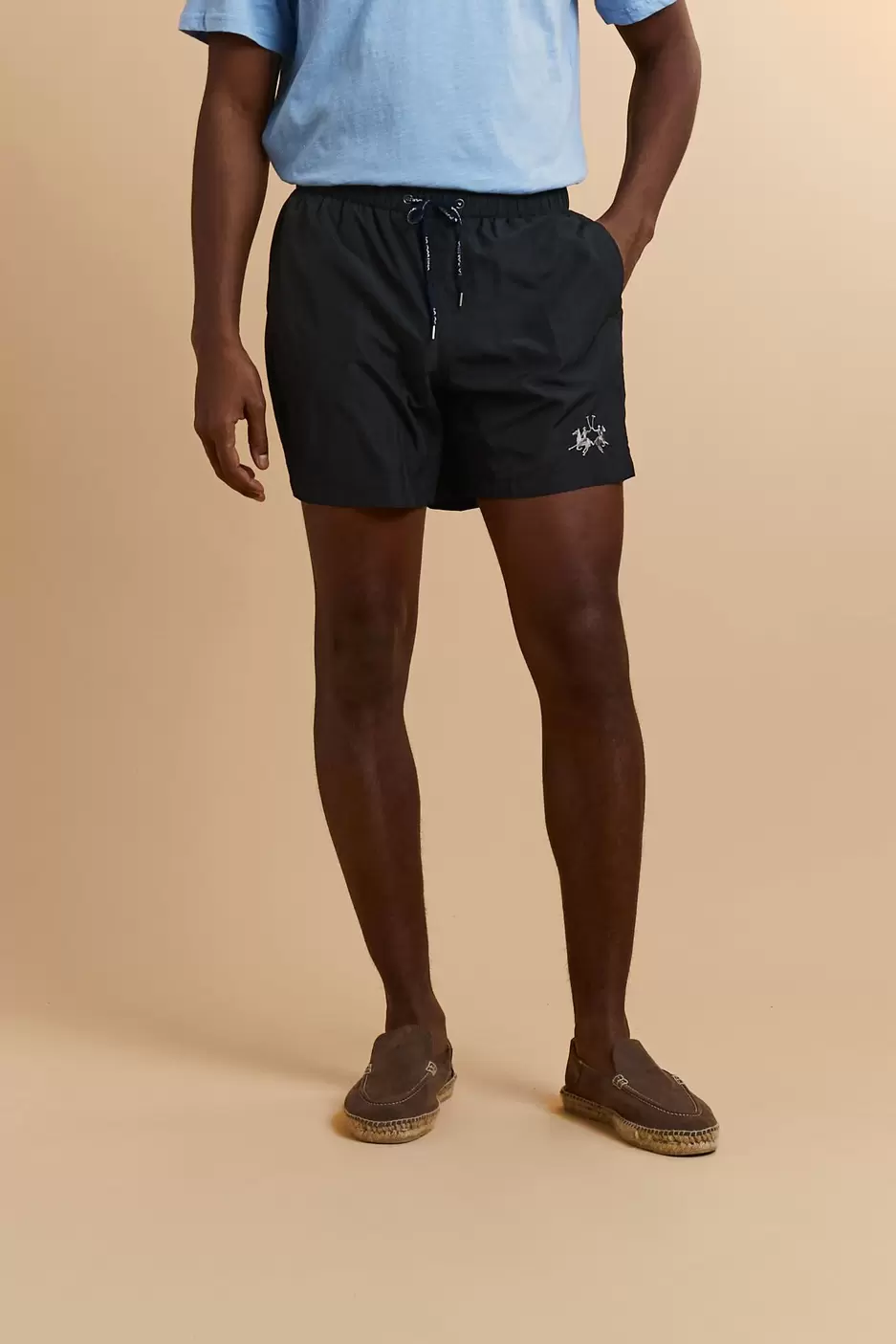 Men’s solid nylon swim shorts - Chuck