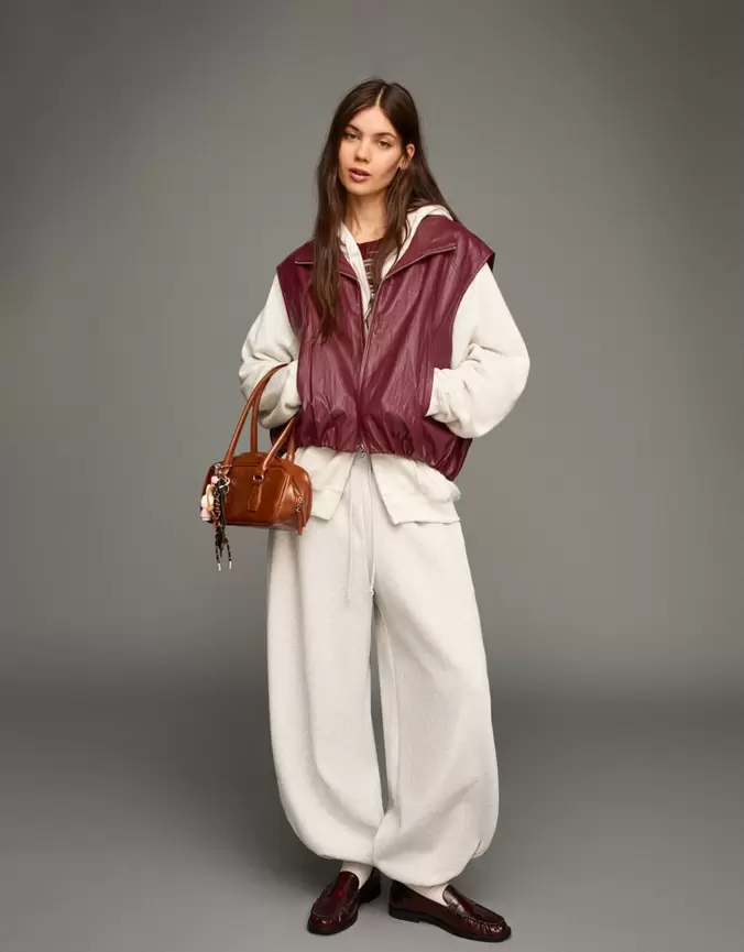 Gilet similicuir