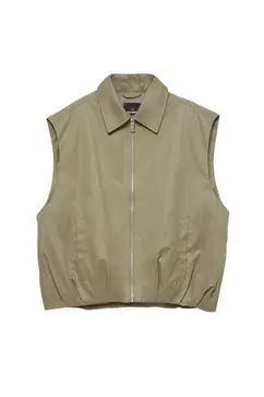 Gilet zippé à bas ballon