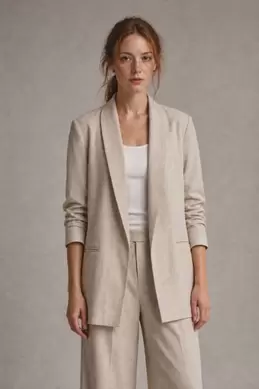 VESTE À MANCHES RETROUSSÉES