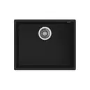 Evier Sous Plan Square 50x40 Tg 3 1/2 W/Ovf Sp Black