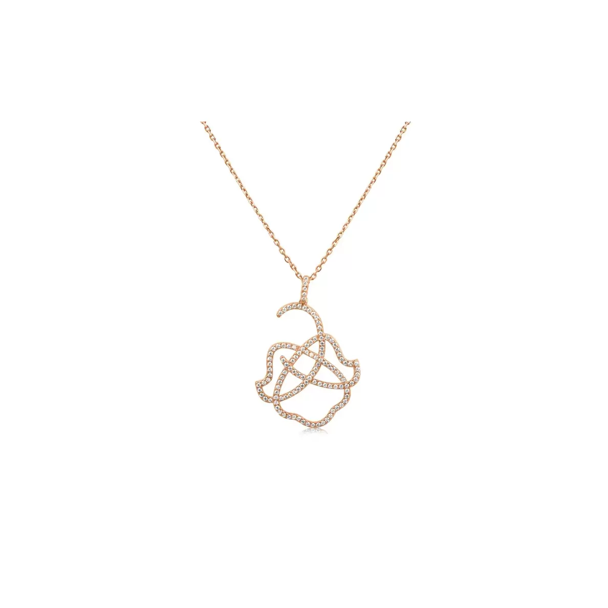 Pendentif Khmissa Excellence Argent 925 R.Gold