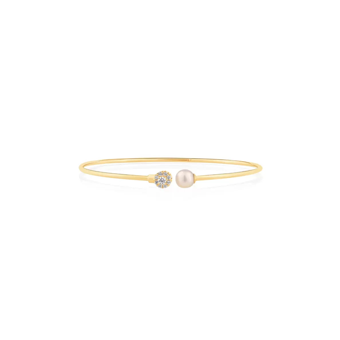 Bracelet Jonc Excellence en Plaqué Or 18K 3Mic & FWP