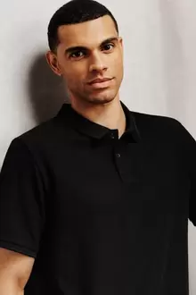 Polo manches courtes piqué uni