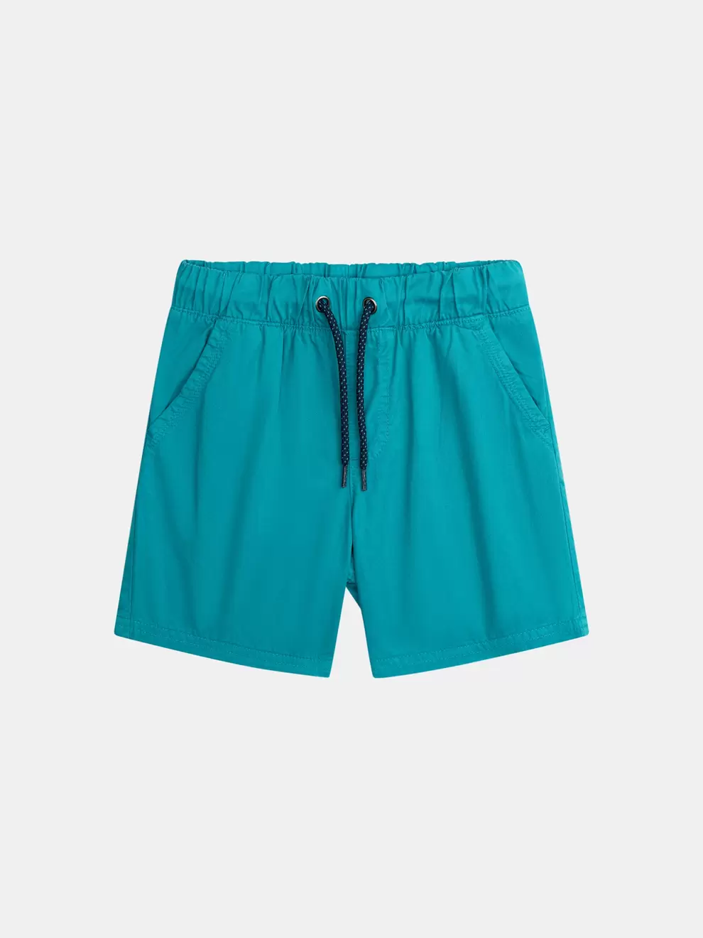 Bermuda turquoise à poches devant et dos pour garçon