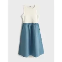 Lc Waikiki Robe fille à col rond - Écru - S5BU68Z4R9J