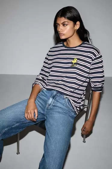 Snoopy Peanuts™ striped T-shirt
