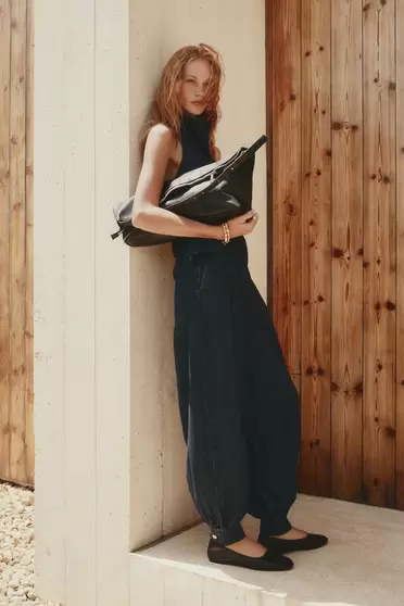 Indigo sarouel jeans