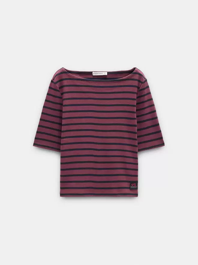 T-shirt en coton avec rayures