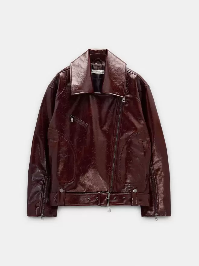 Veste biker verni