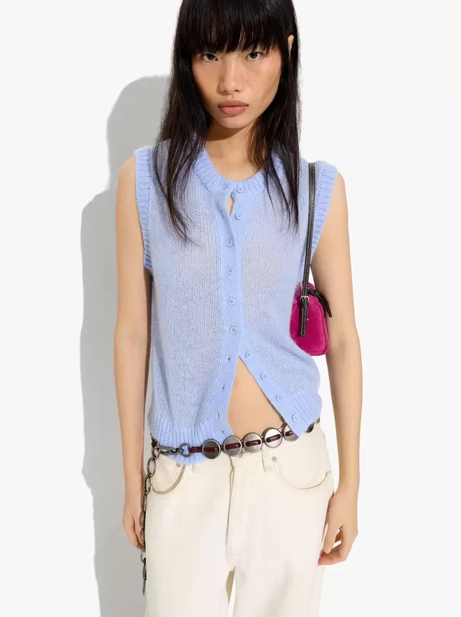 Gilet en maille fine