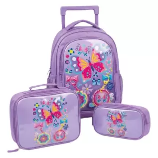 Set de trolley 16" 3 poches + sac à goûter + trousse