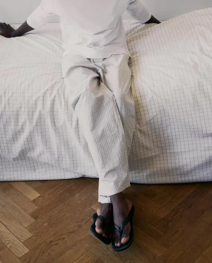 PYJAMA ET LINGE DE LIT À CARREAUX