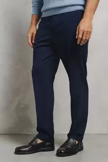 Pantalon tapered taille élastiquée